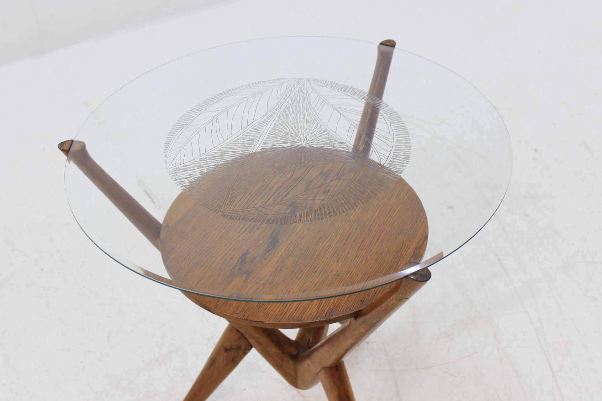 Mid-20th Century 1960 Rare Midcentury Organic Coffee Table, Czechoslovakia