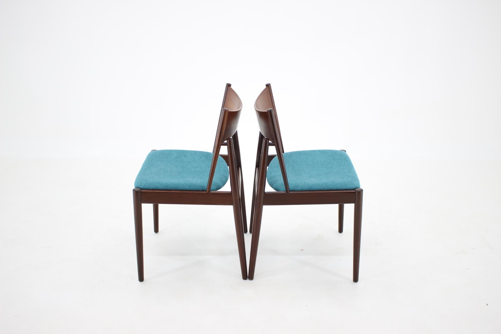 1960 Rare Teak Dining Chairs by Vamo, Denmark 3
