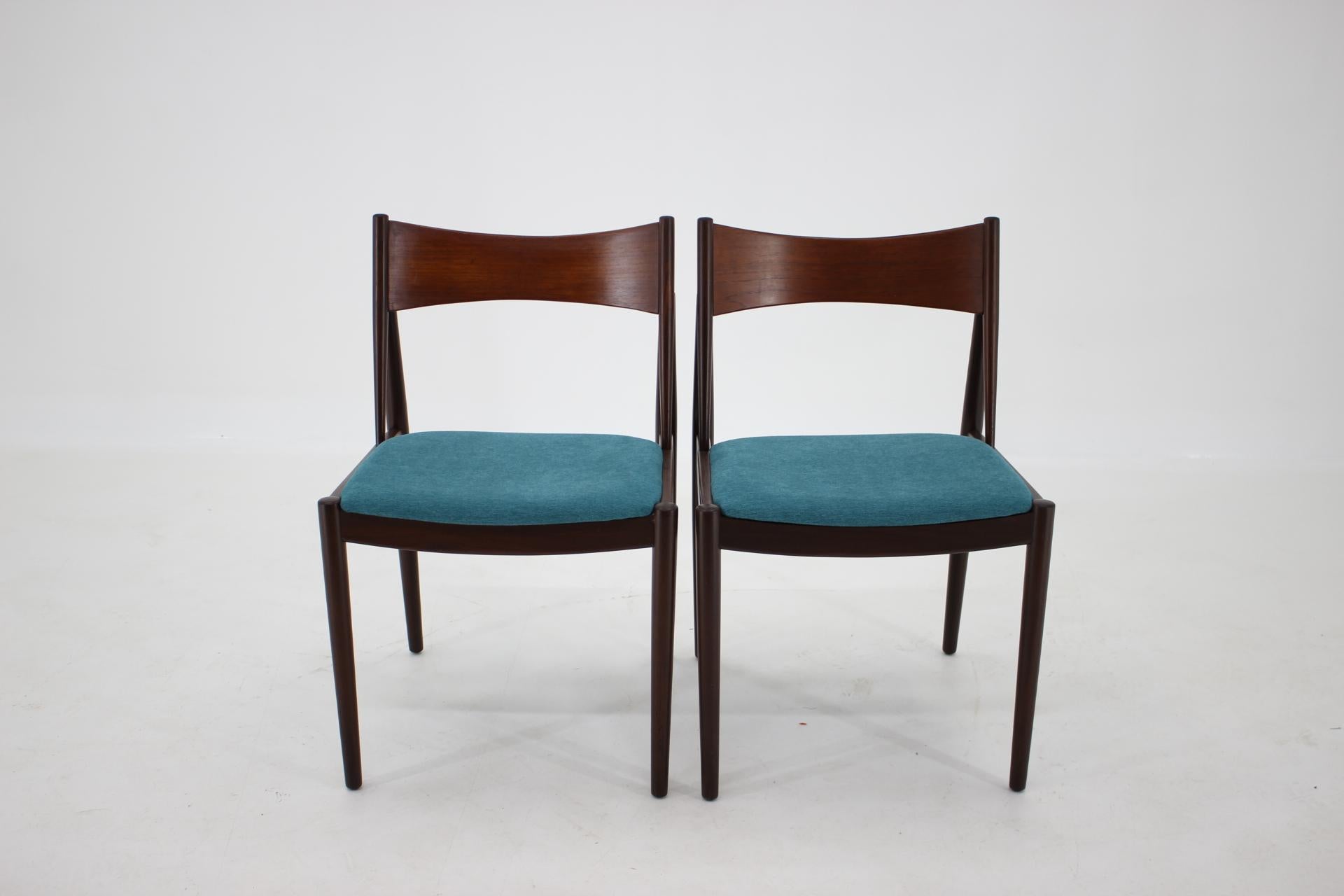 1960 Rare Teak Dining Chairs by Vamo, Denmark In Good Condition In Praha, CZ
