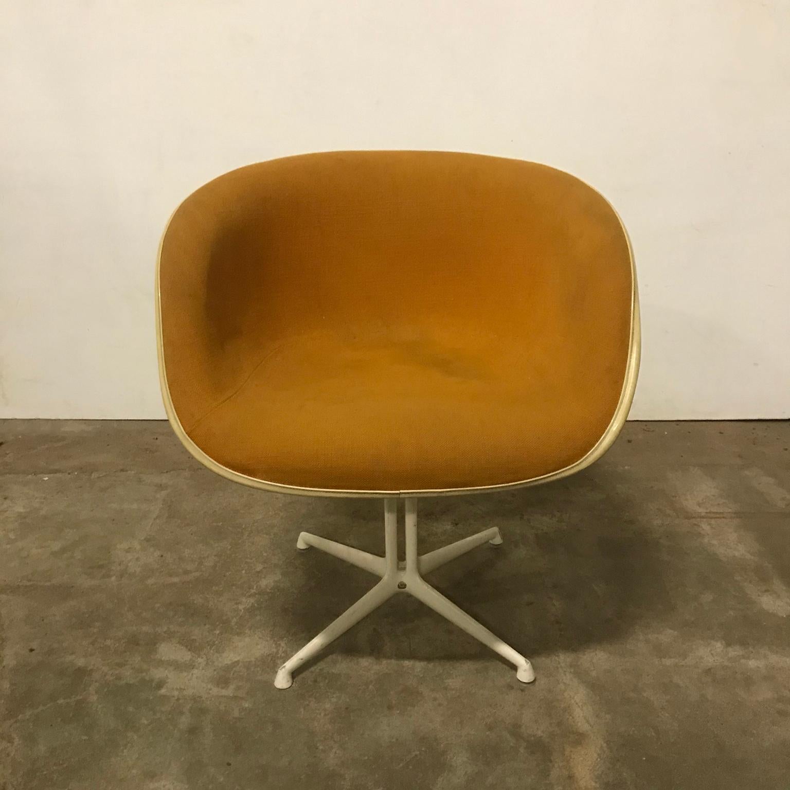 1960, Ray and Charles Eames, Original La Fonda Chairs by Miller in First Fabric For Sale 1