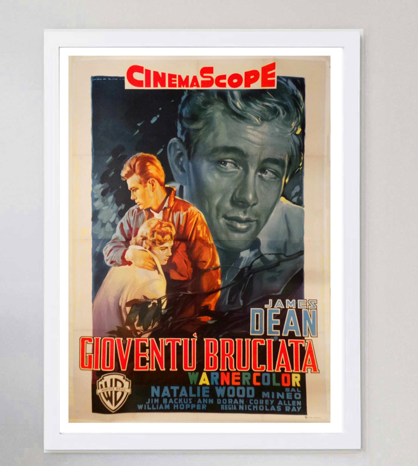 1960 Rebelde sin causa (italiano) Cartel original de época mediados del siglo XX en venta