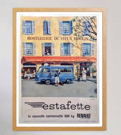 1960 Renault Estafette Original Vintage Poster