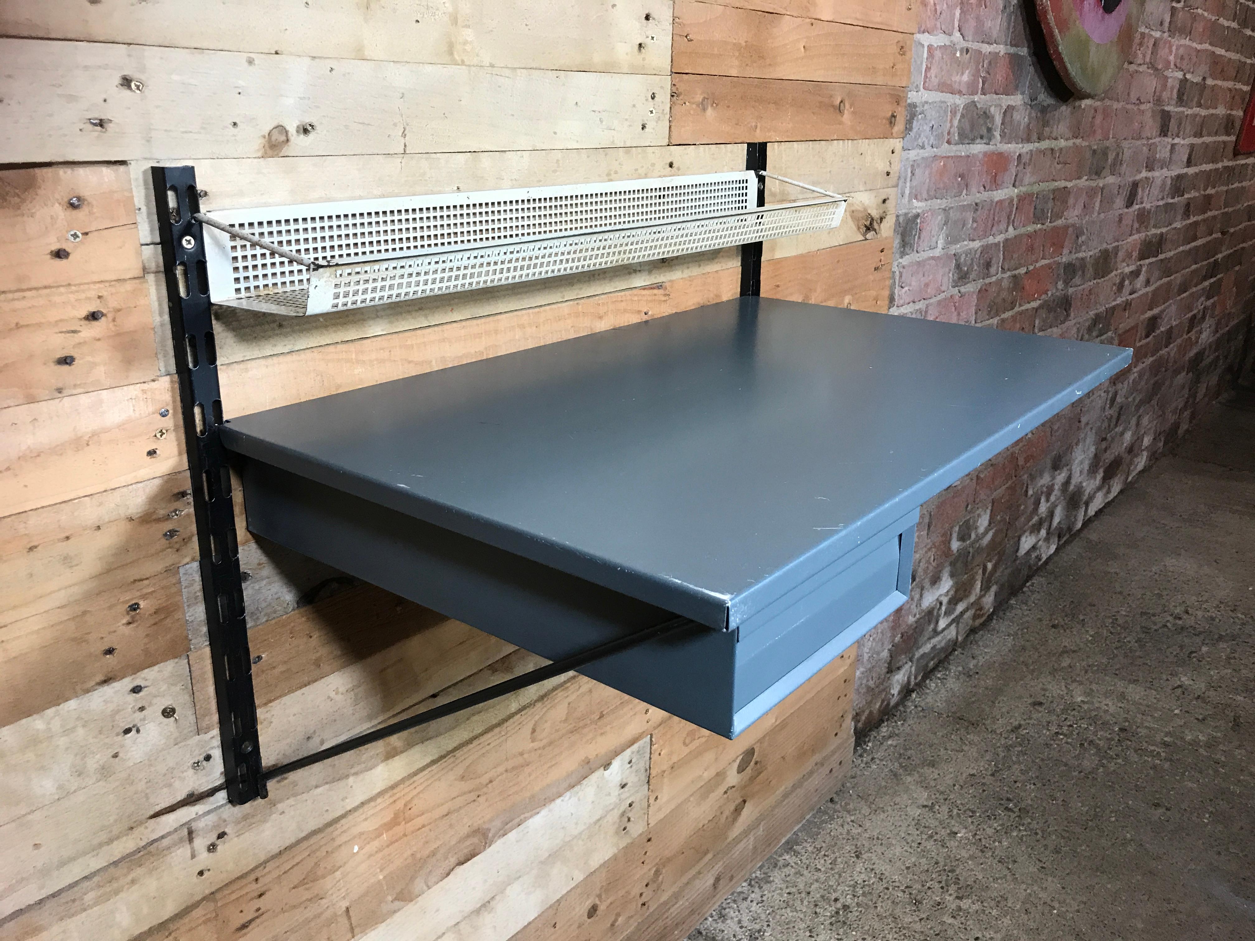 retro metal desk