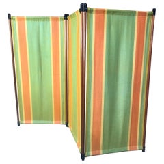 1960 Retro Vintage Fabric screen / Room Divider