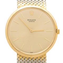 1960 Rolex 18k Tricolor Gold Rare Model 9665