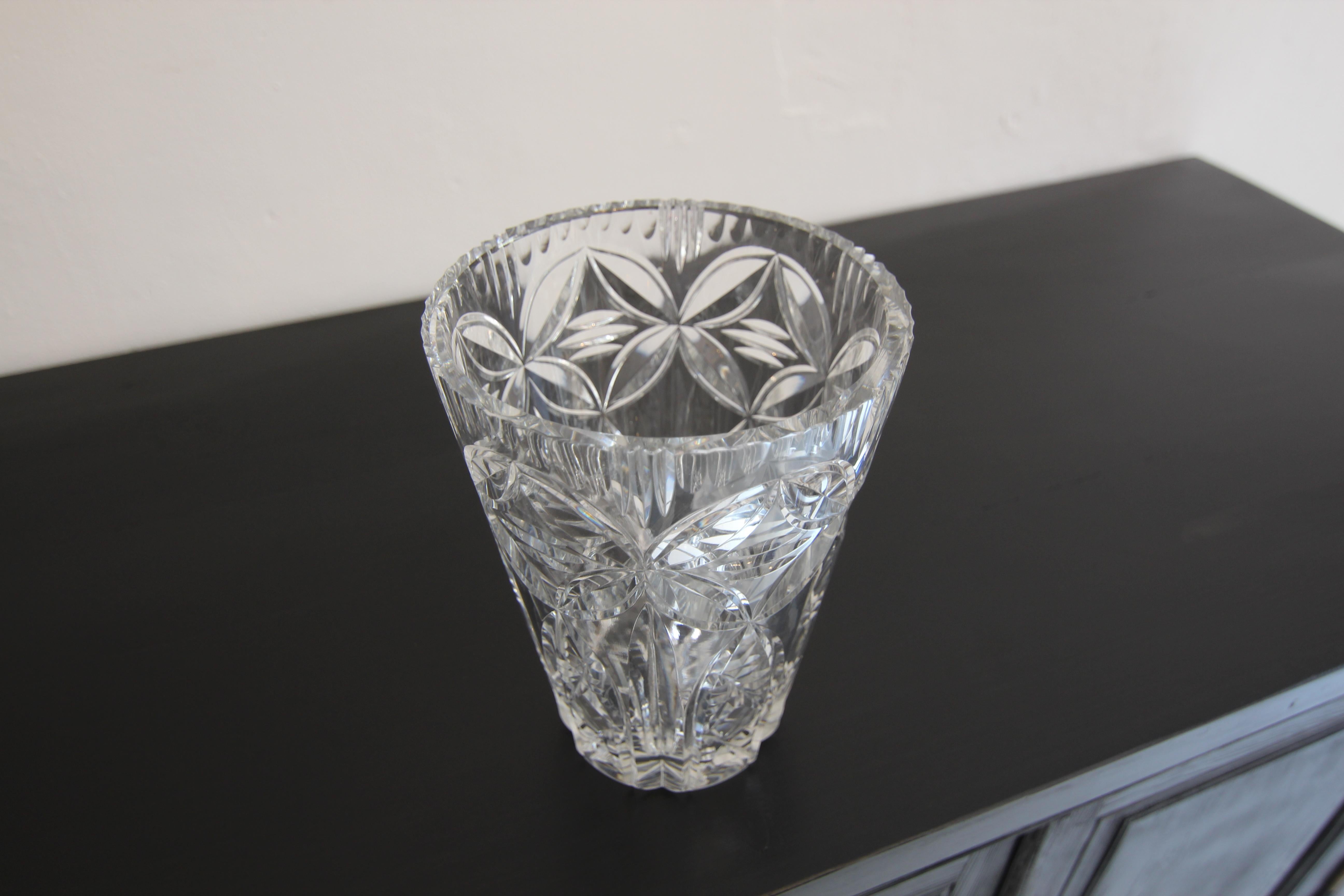 Vaso di cristallo del 1960 in vendita 5