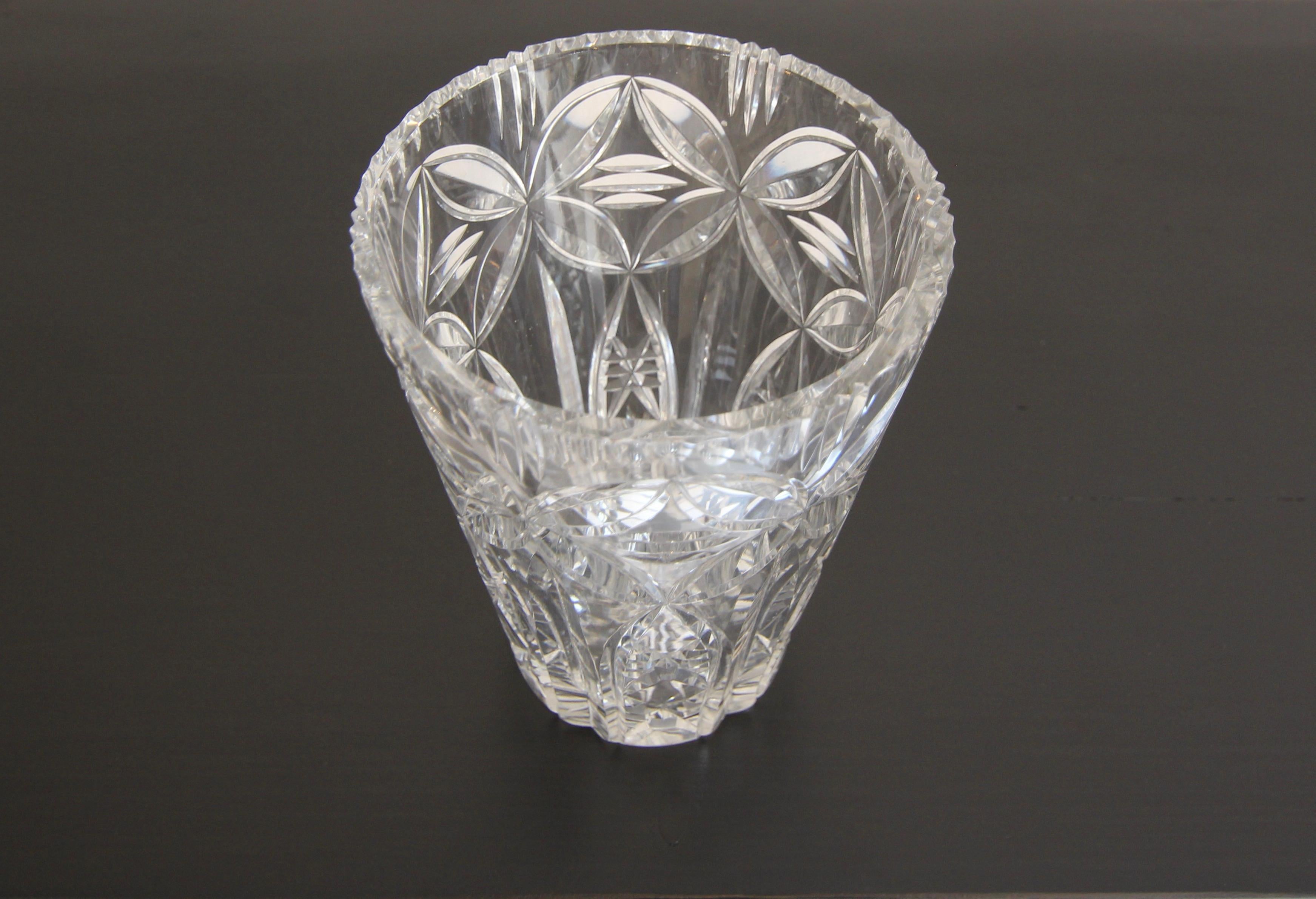 Vaso di cristallo del 1960 in vendita 6