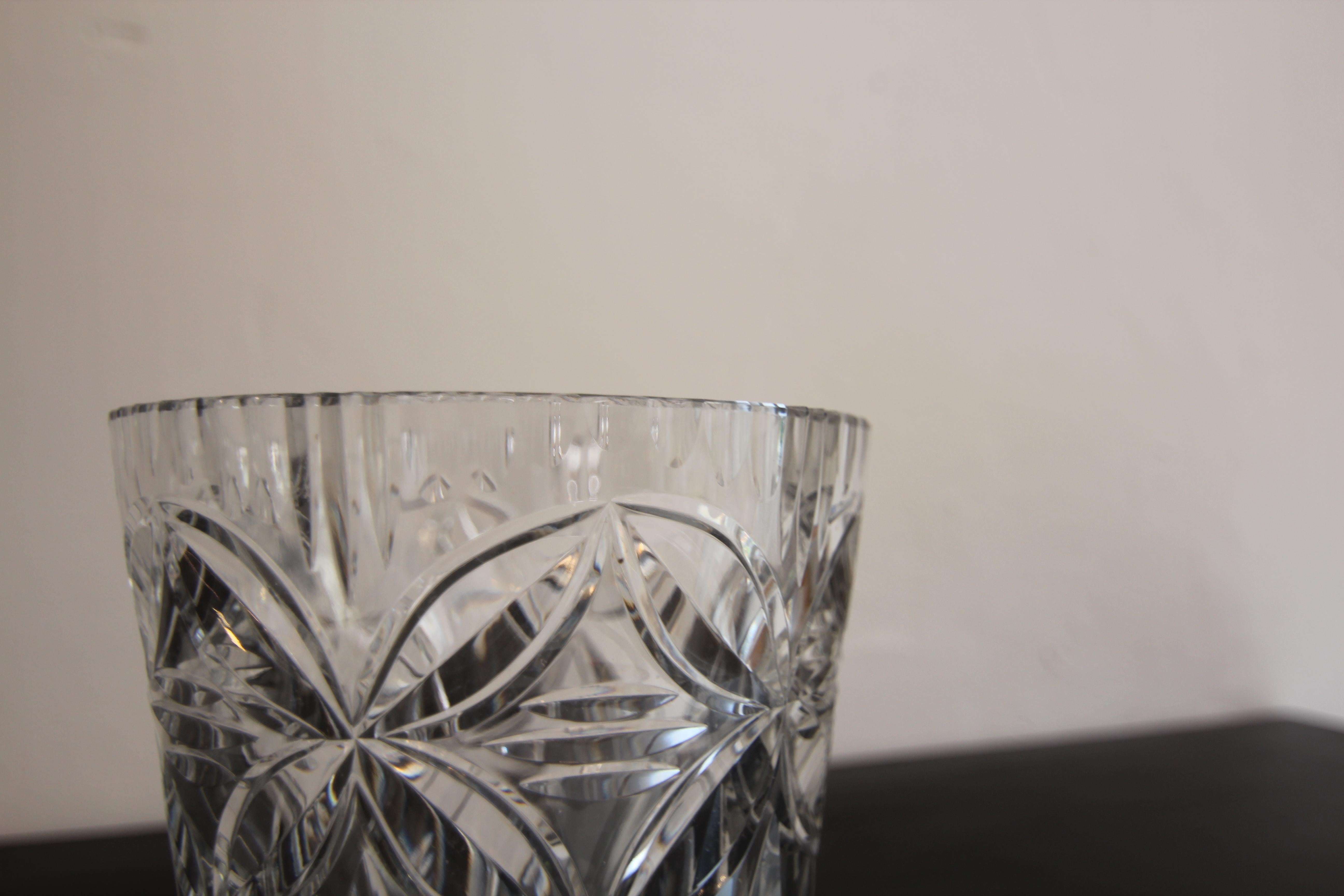 Vaso di cristallo del 1960 in vendita 7