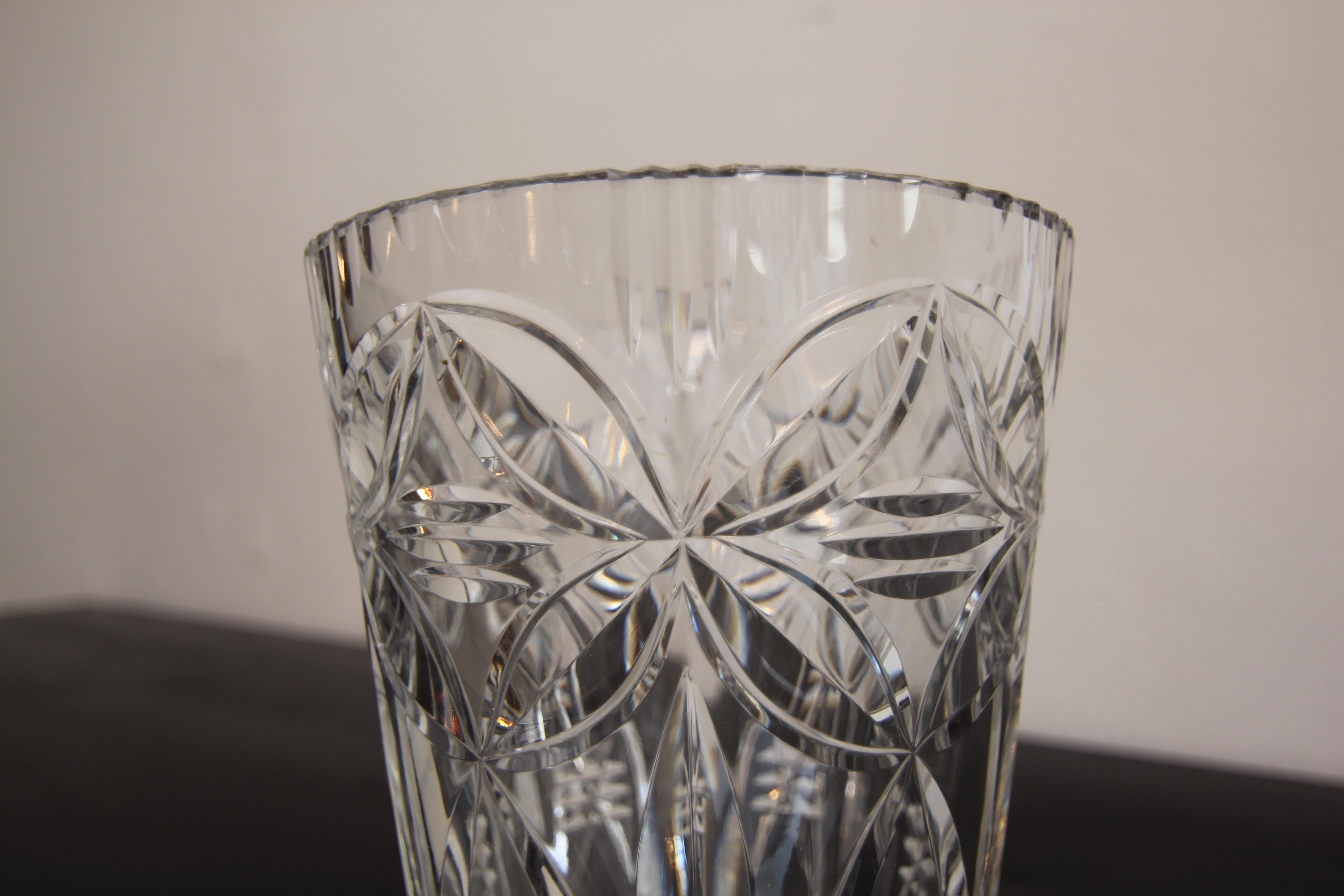 Vaso di cristallo del 1960 in vendita 8