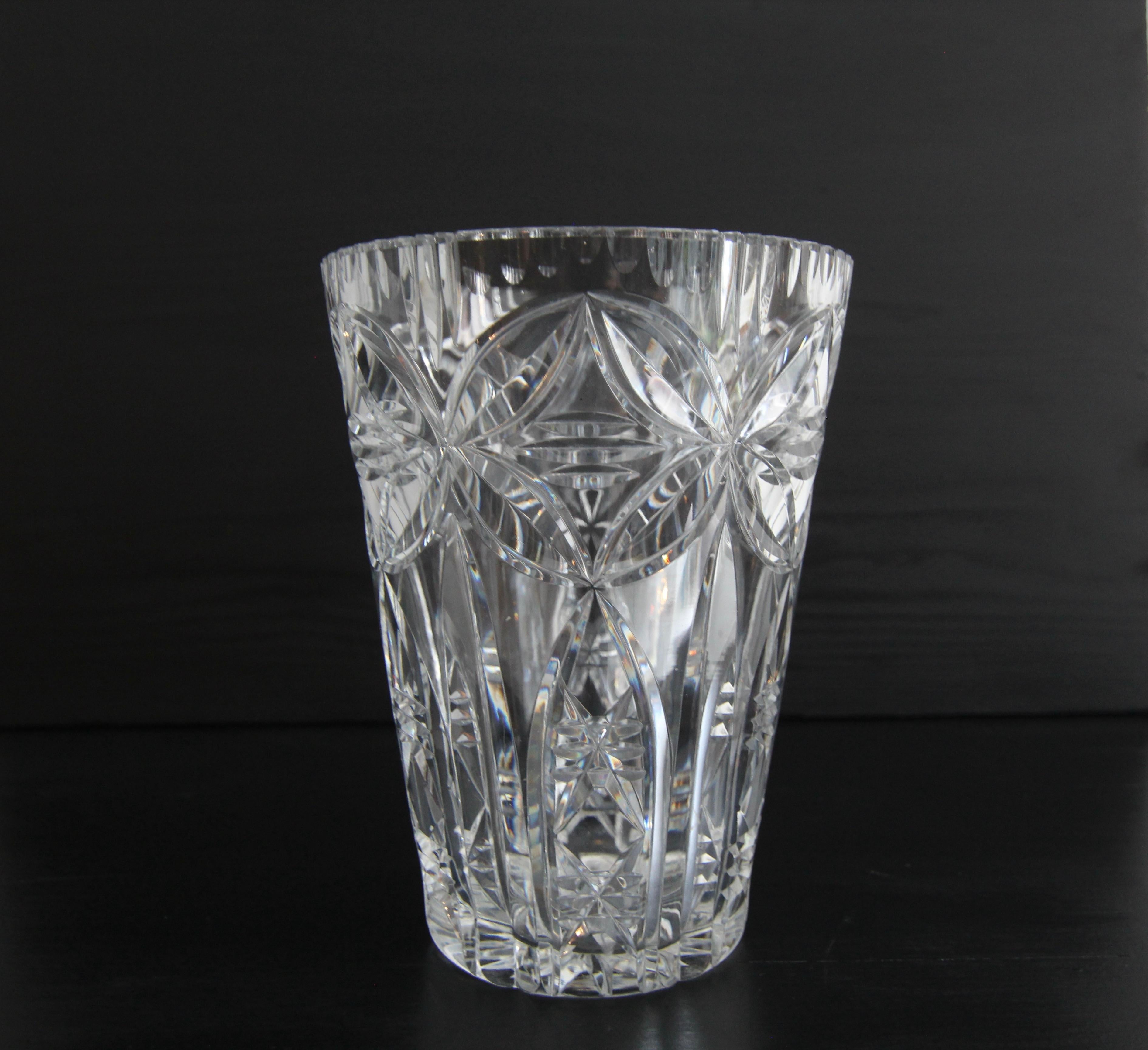 Vaso di cristallo del 1960 In condizioni buone in vendita a Dusseldorf, DE