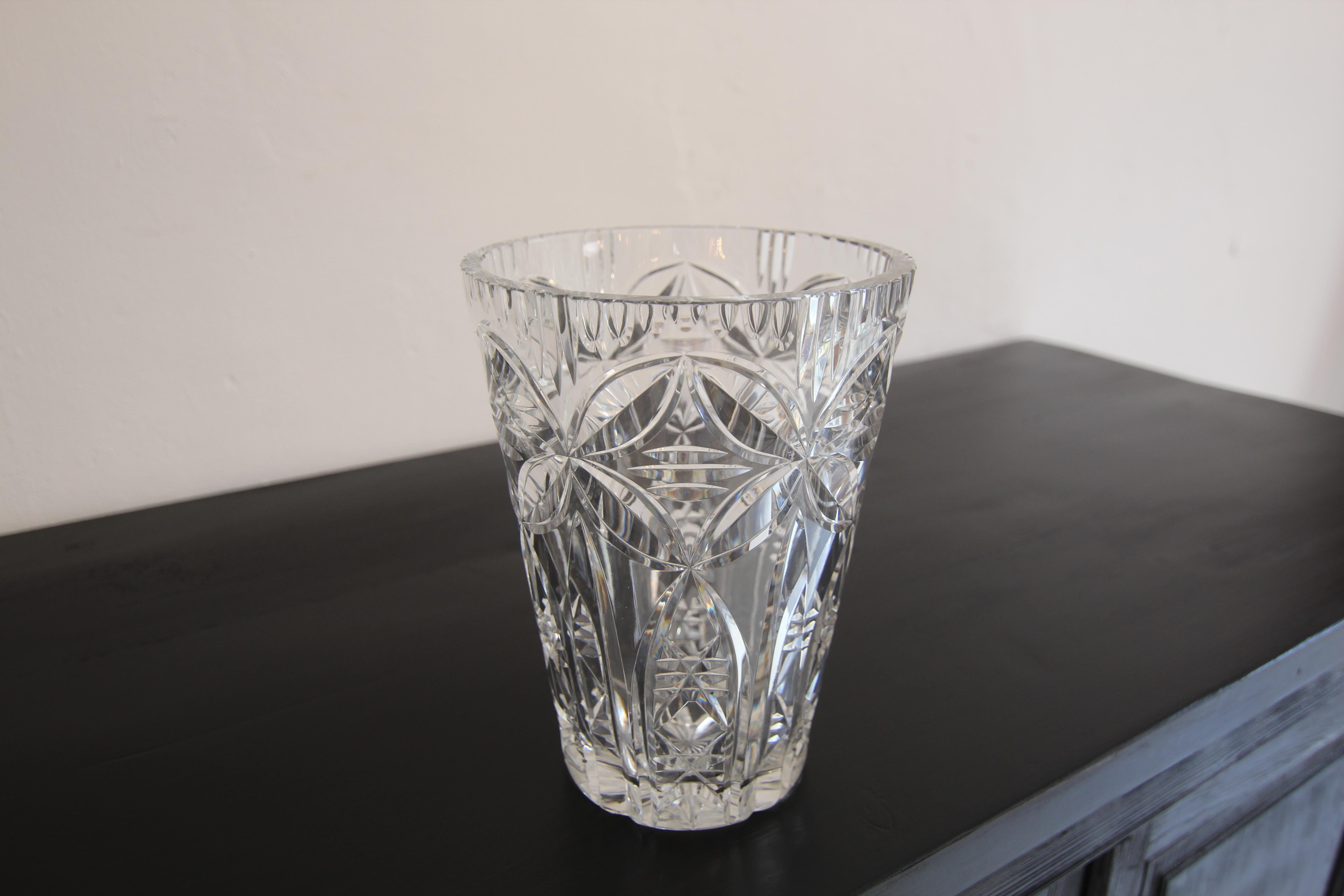 Vaso di cristallo del 1960 in vendita 3