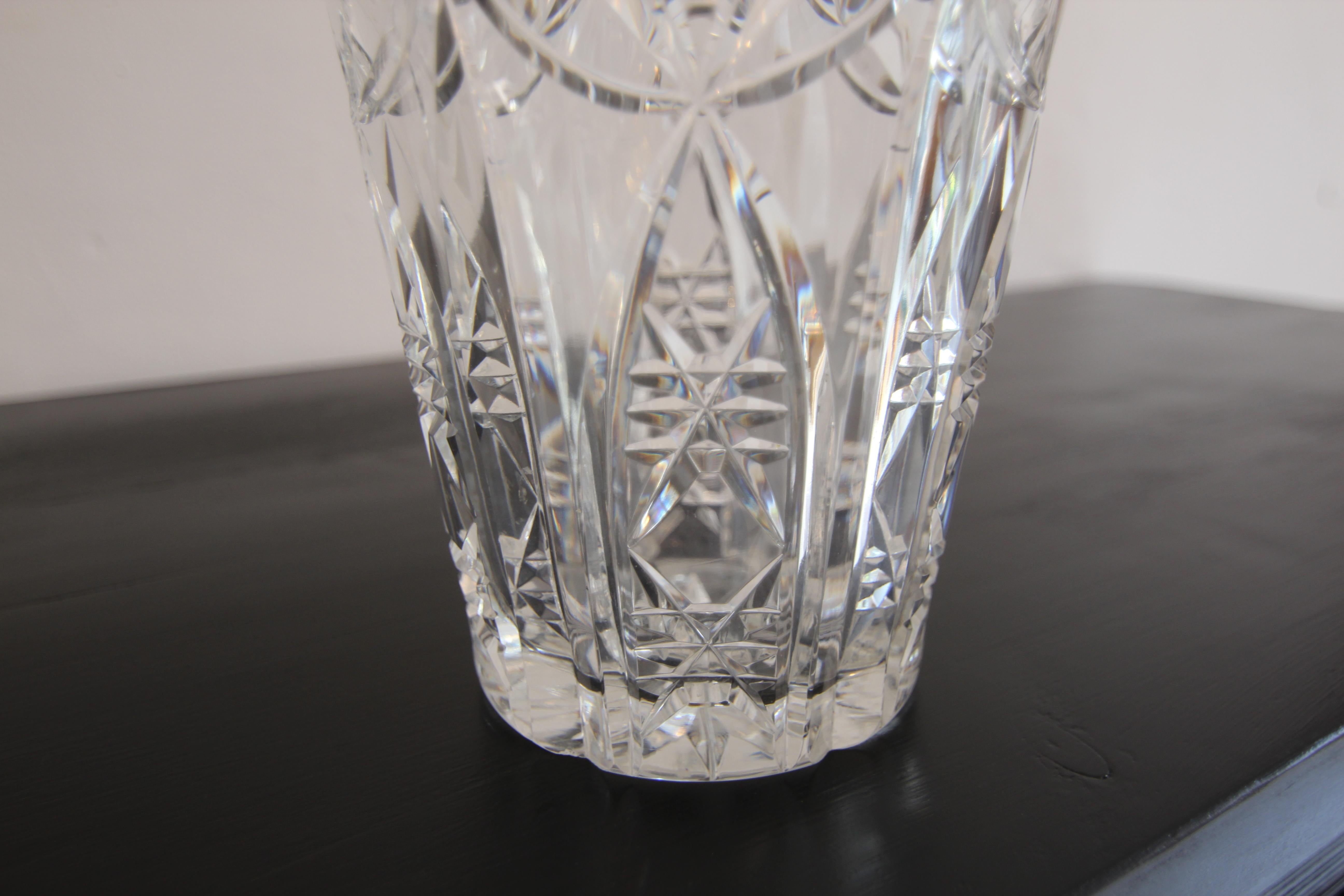 Vaso di cristallo del 1960 in vendita 4