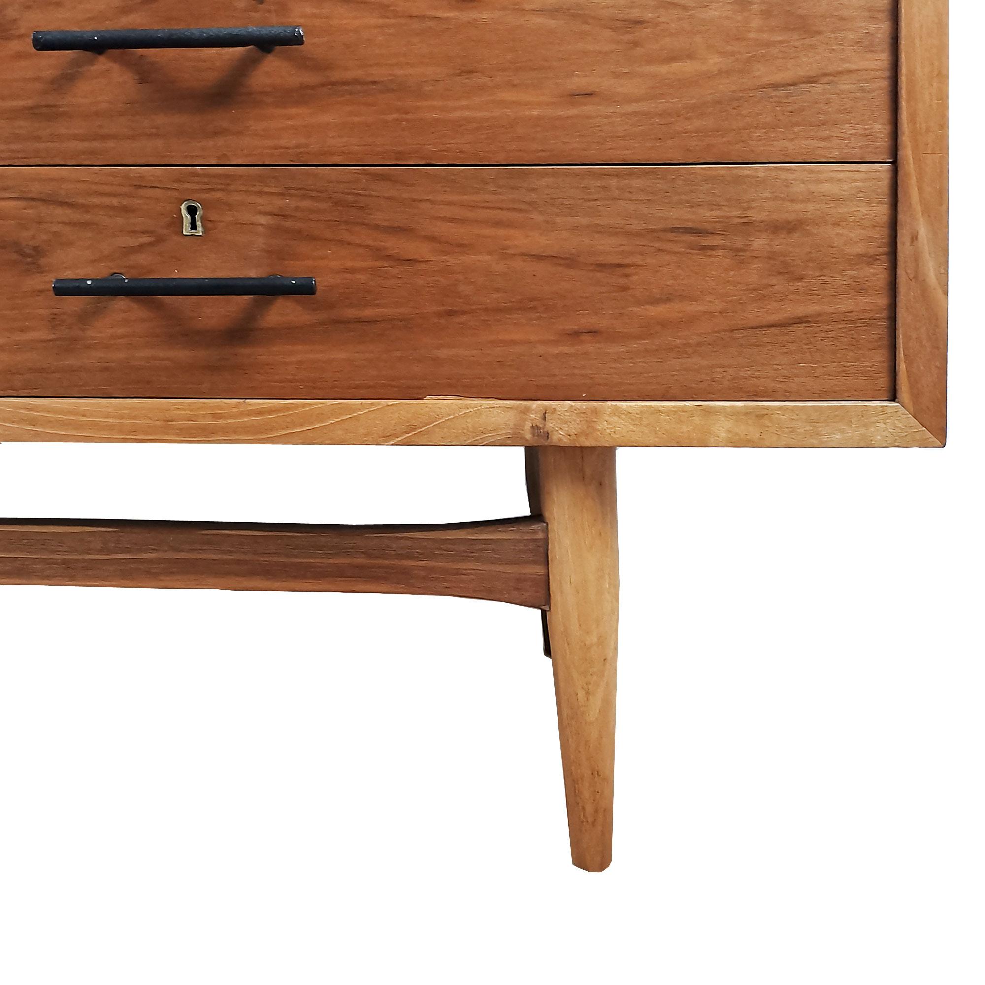 Steel 1960´s Cubist Chest with Eight Drawers by Jordi Vilanova, Spain, Barcelona 