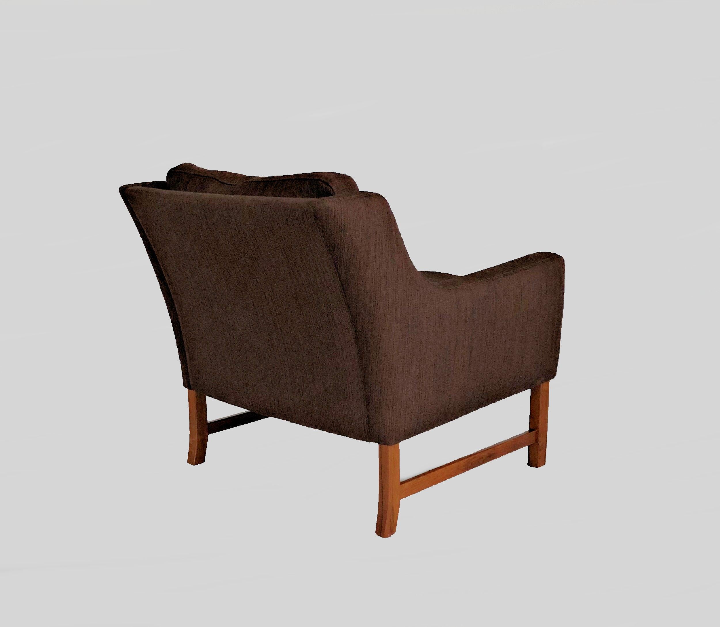 Scandinavian Modern 1960s Fredrik Kayser Rosewood Sofa and Lounge Chair by Vatne For Sale