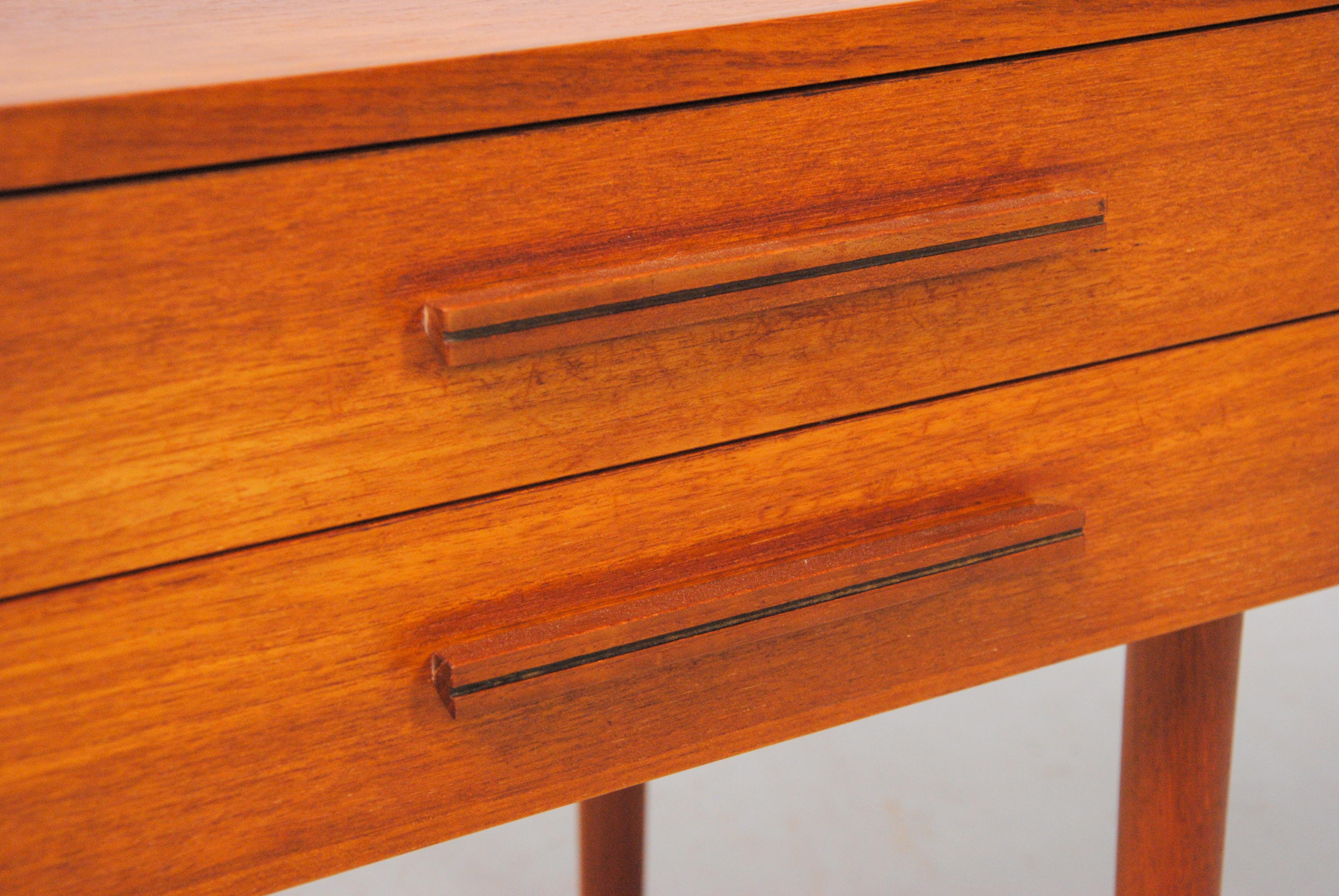 1960´s Fully Restored Danish Teak Chest of Drawers - Nightstand In Good Condition For Sale In Knebel, DK