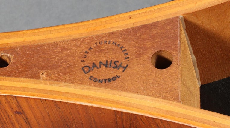 1960s Fully Restored Sven Ellekaer Danish Rosewood Easy Chair by Chr ...