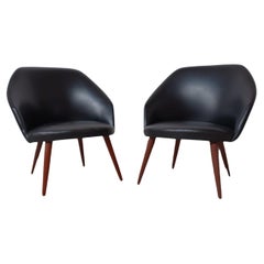 1960´s Two Fully Restored Customizable Ejvind Johansson Lounge Chairs