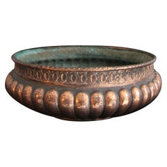 1960´s Hammered Embossed Copper Bowl
