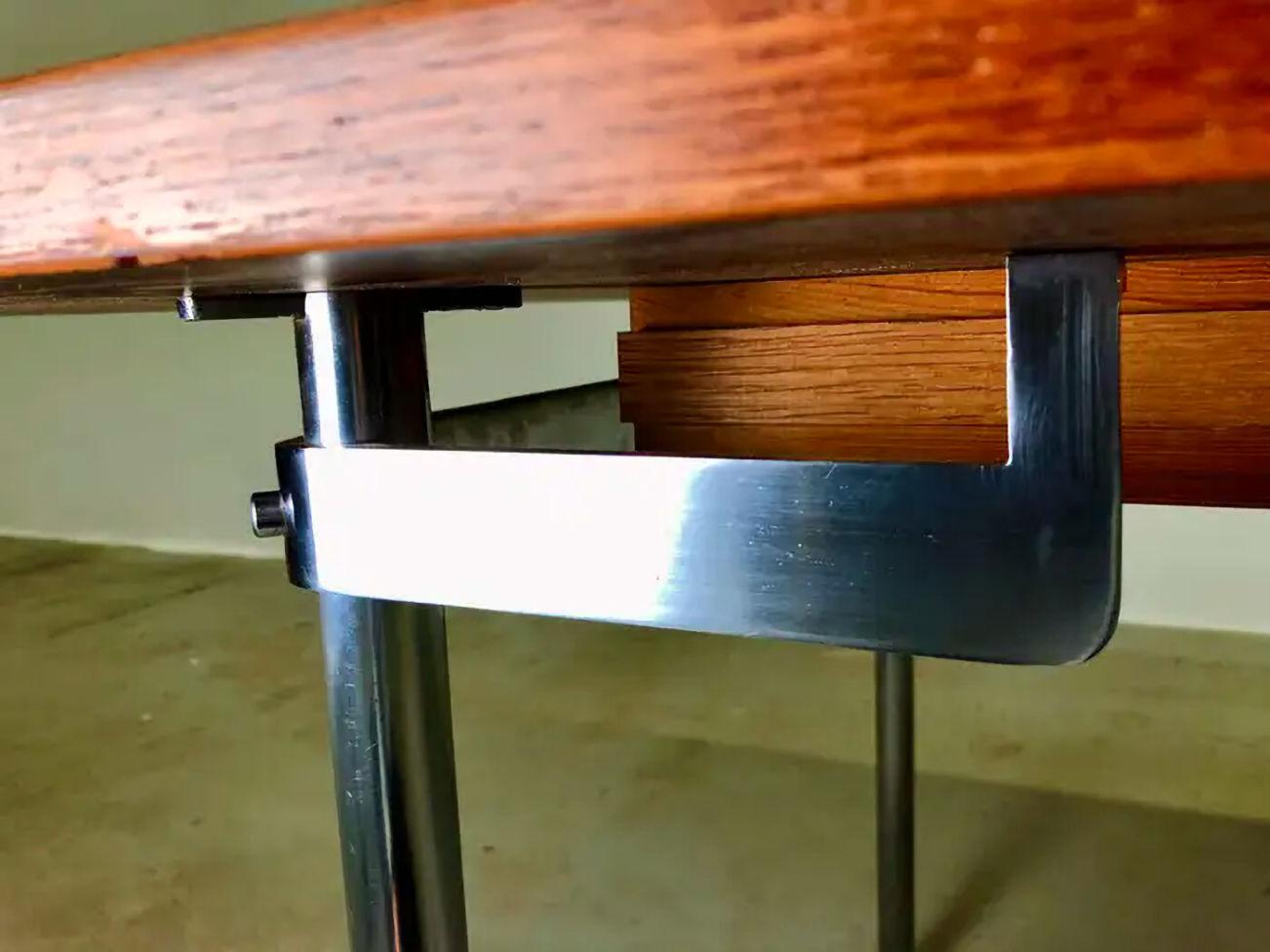 1960´s Hans Wegner Fully Restored Extension Dining Table in Teak by Andreas Tuck For Sale 3