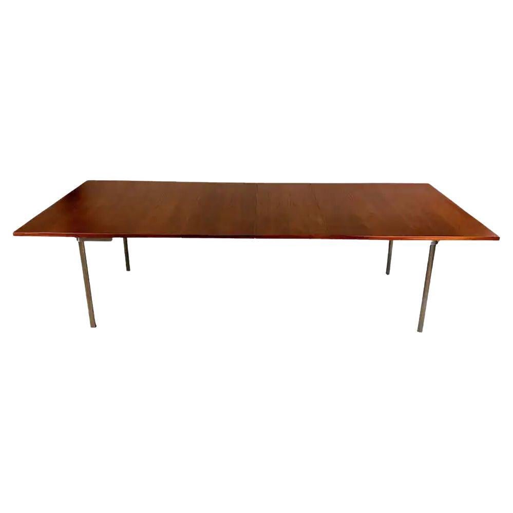 1960er Hans Wegner Vollständig restaurierter Esstisch aus Teakholz von Andreas Tuck
