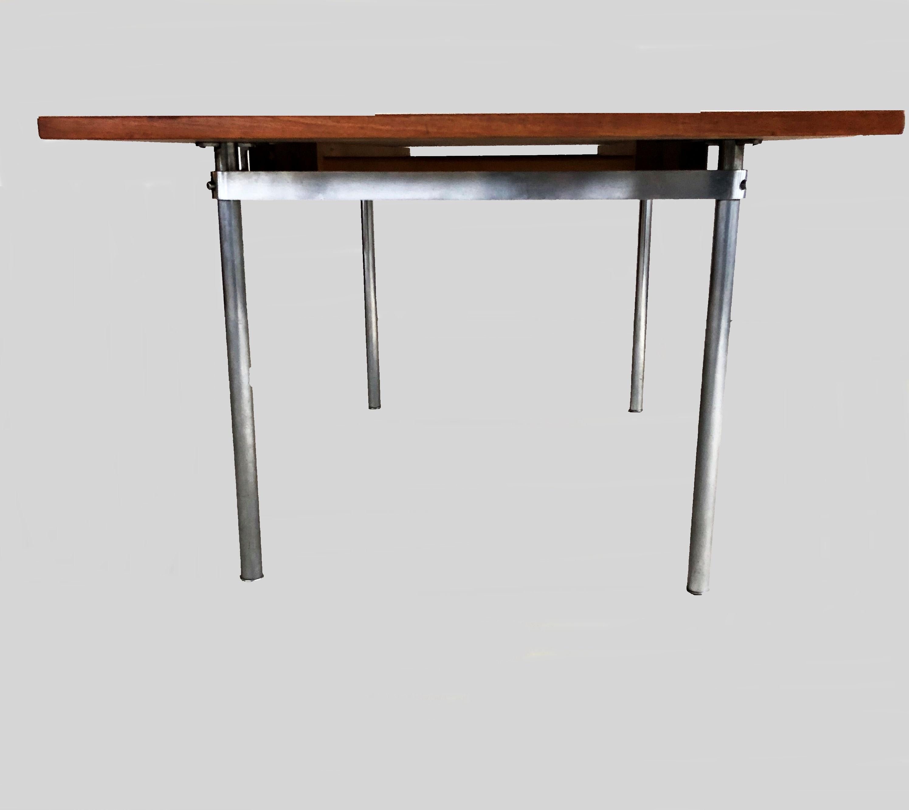 Adam Style 1960s Hans Wegner Refinished Extension Dining Table in Teak by Andreas Tuck