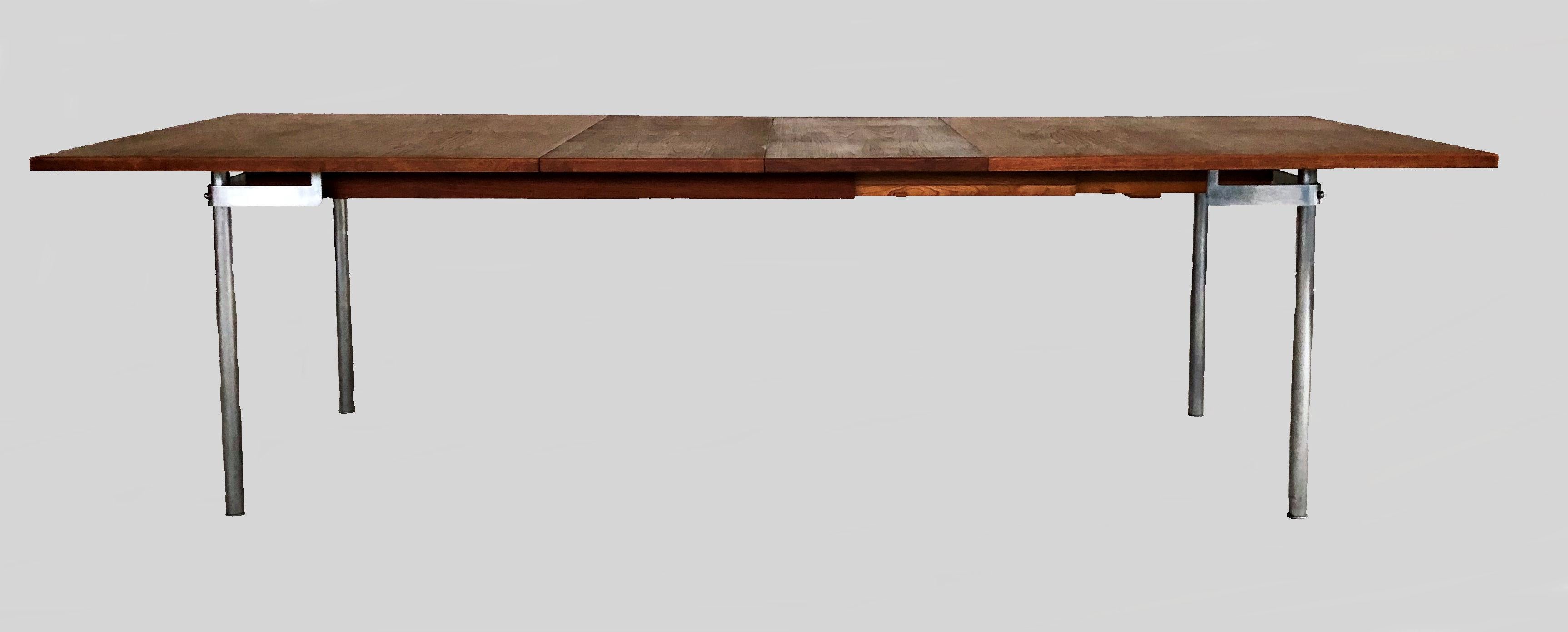 Mid-20th Century 1960s Hans Wegner Refinished Extension Dining Table in Teak by Andreas Tuck