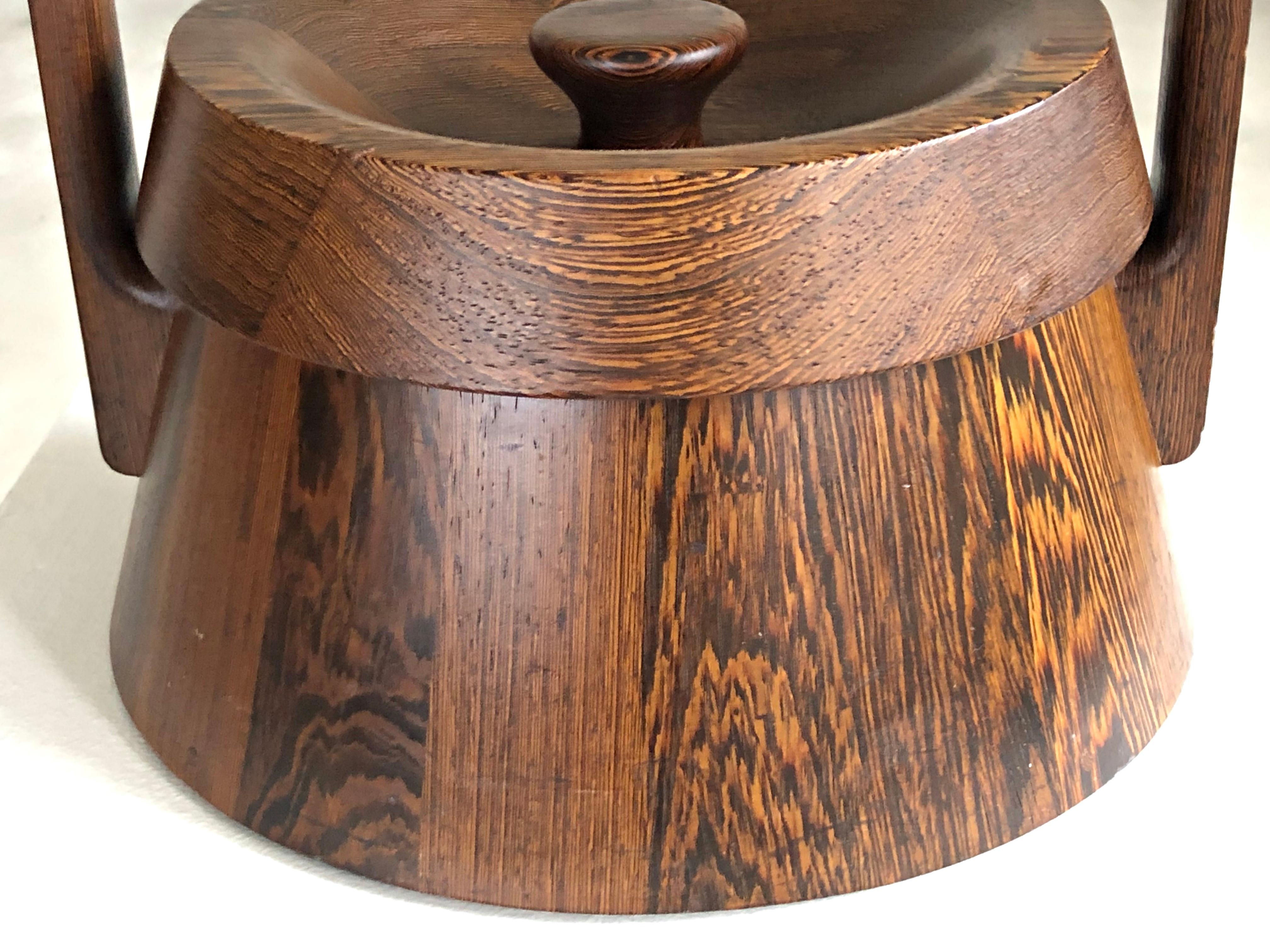 Scandinavian Modern 1960s Jens Quistgaard Danish Rosewood Ice Bucket by Wenge For Sale