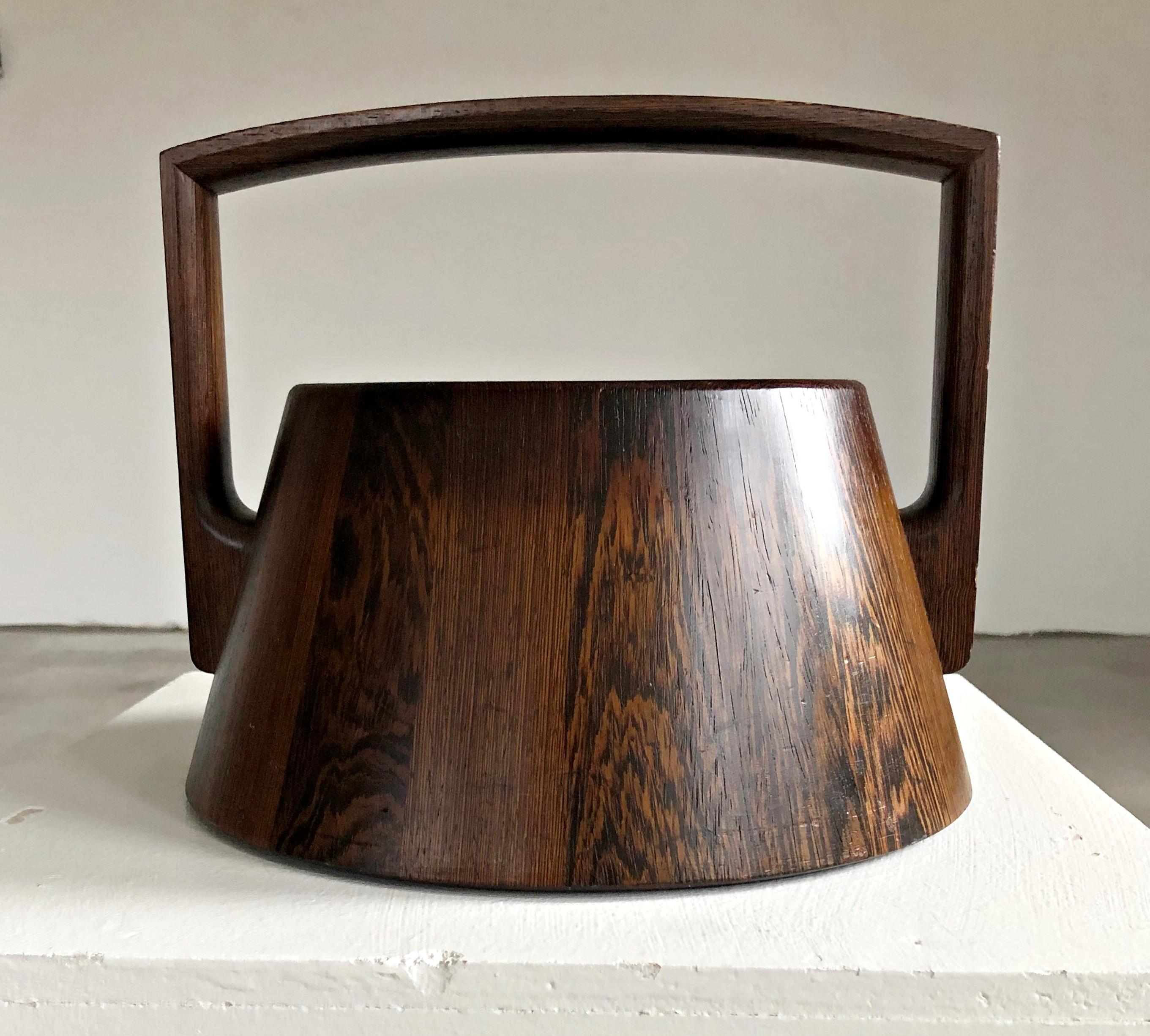 Mid-20th Century 1960s Jens Quistgaard Danish Rosewood Ice Bucket by Wenge For Sale