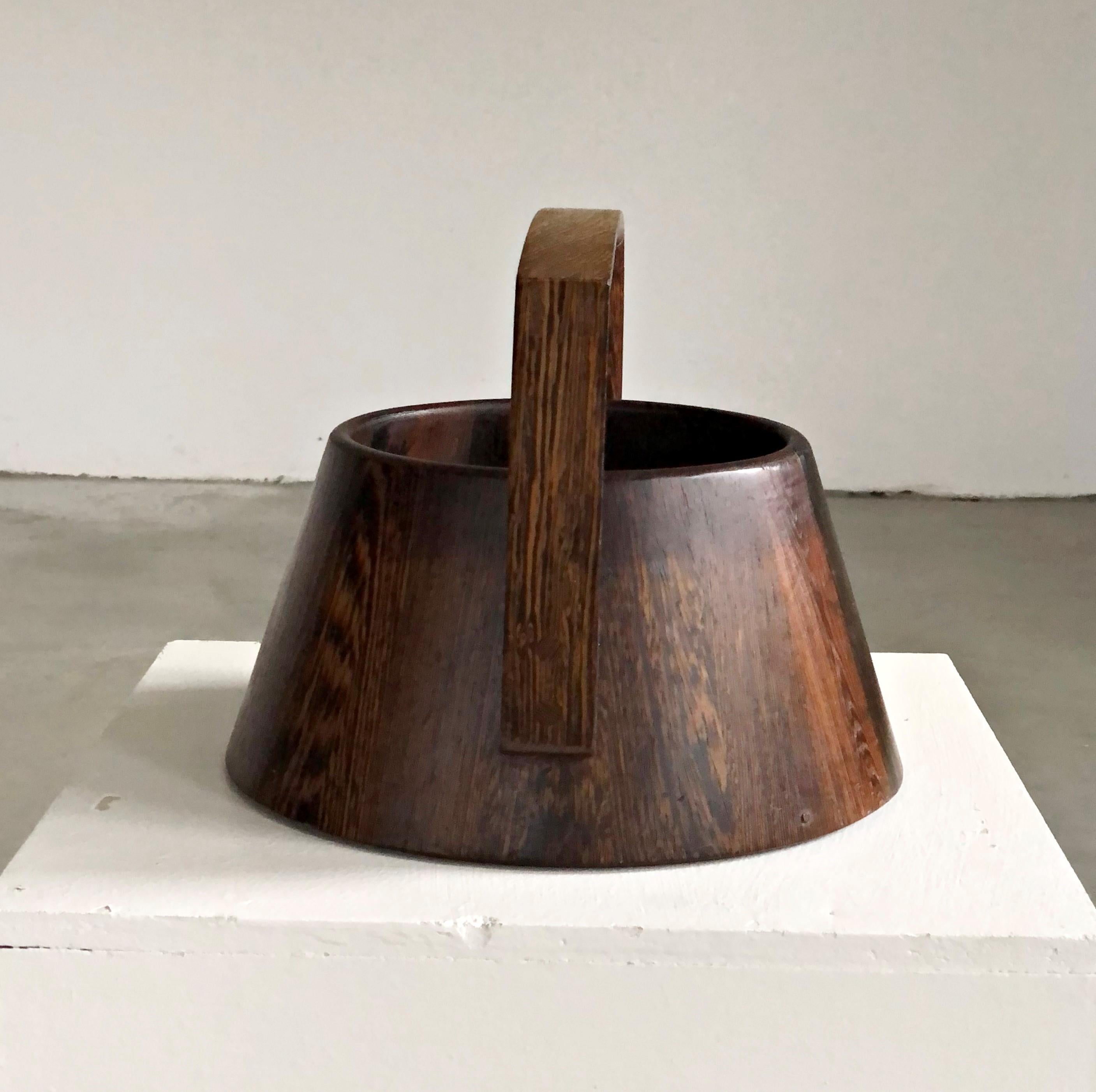 1960s Jens Quistgaard Danish Rosewood Ice Bucket by Wenge For Sale 1