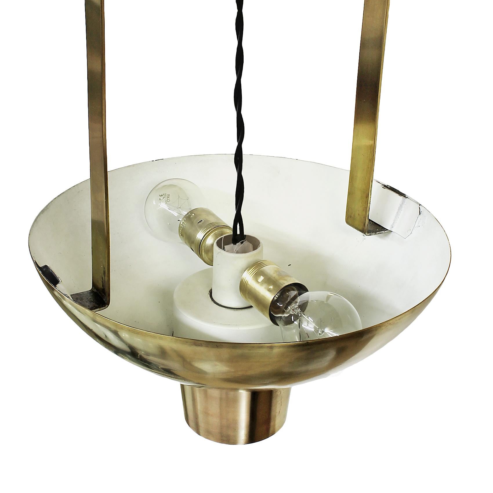 Mid-20th Century Mid-Century Modern Lantern by Jordi Vilanova in Brass - Barcelona For Sale