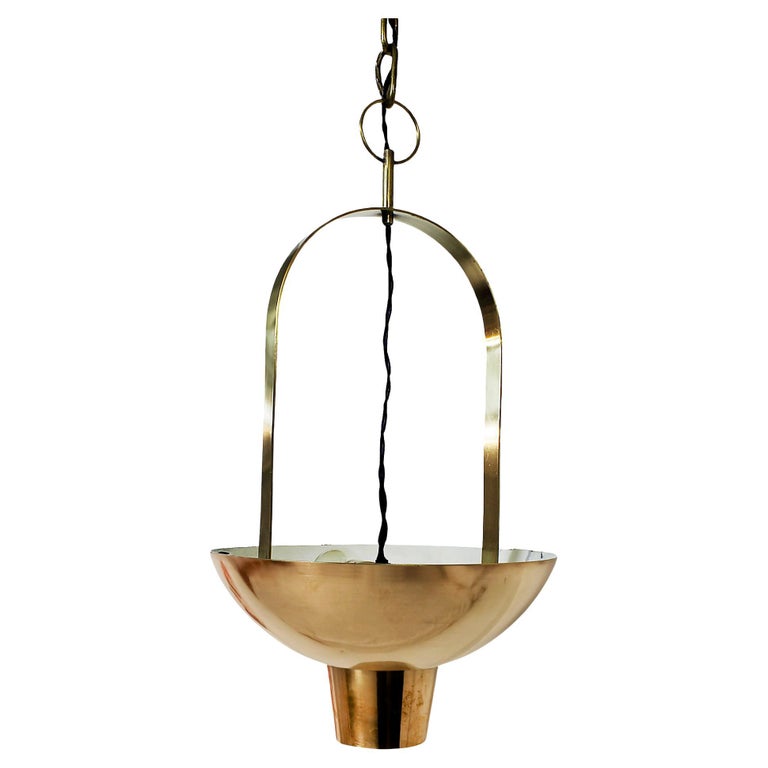Mid-Century Modern Lantern by Jordi Vilanova in Brass Barcelona