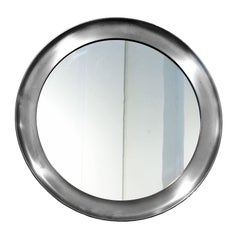 Mid-Century Modern Narciso Mirror By Sergio Mazza, Aluminium Frame - Italy