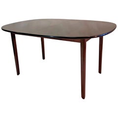 1960s Ole Wanscher Refinished Expandable Mahogany Dining Table by P. Jeppesen