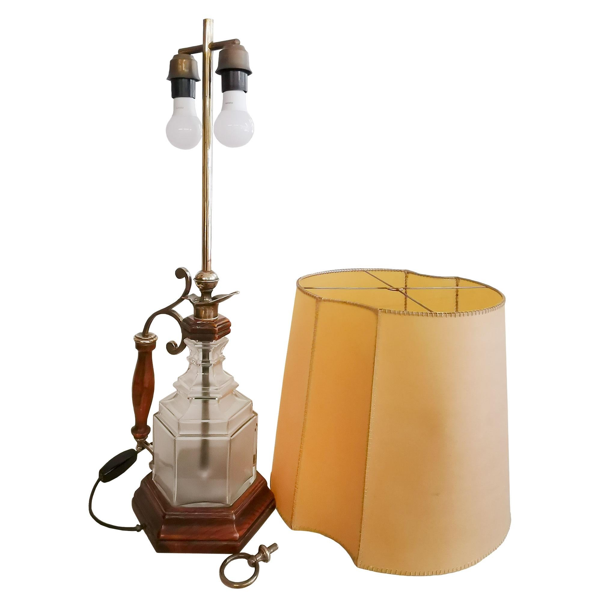 Pair of Mid-Century Modern Table Lamps by Valentí, Larch Wood - Spain In Good Condition In Girona, ES