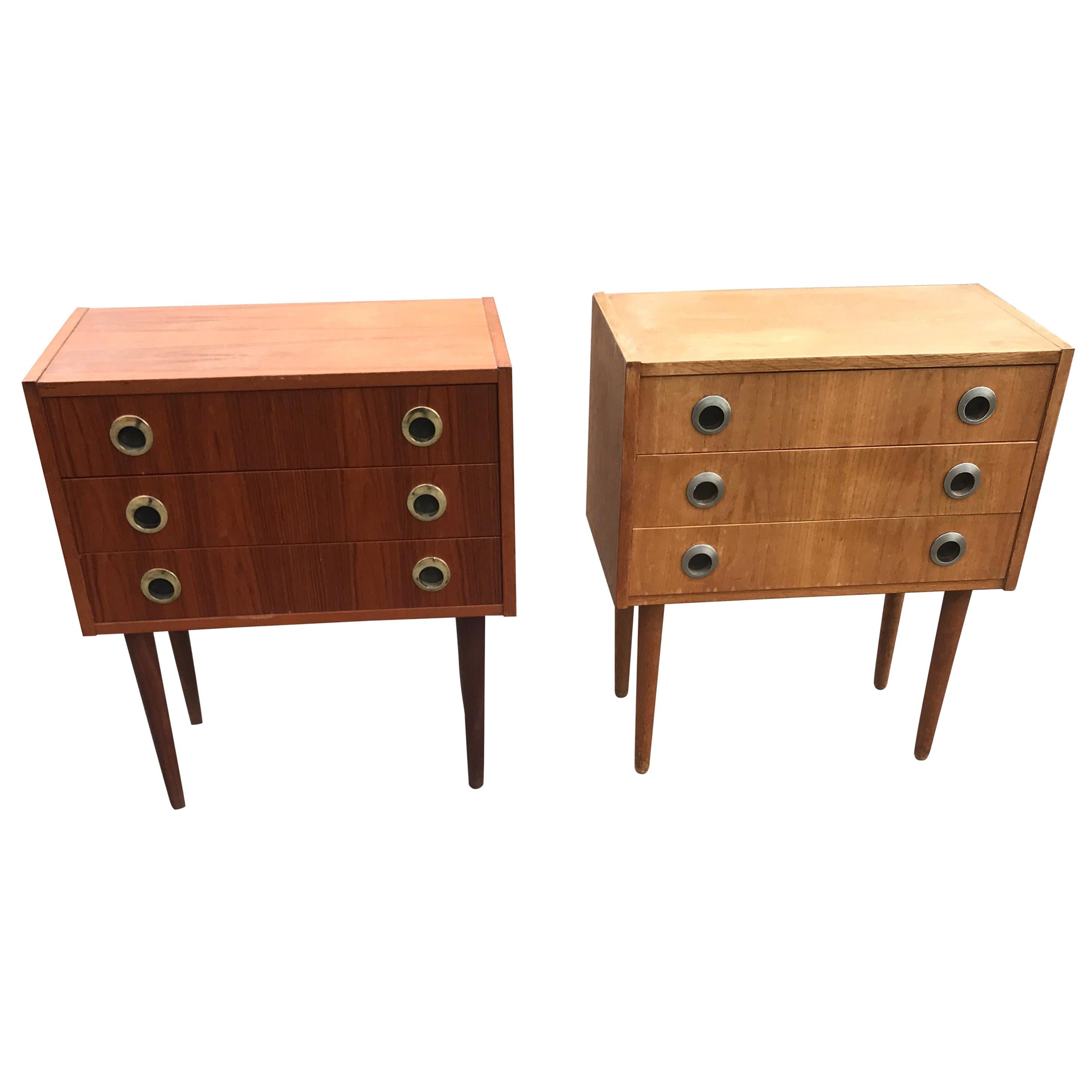 1960s Set of Danish Mid-Century Modern Dressers For Sale