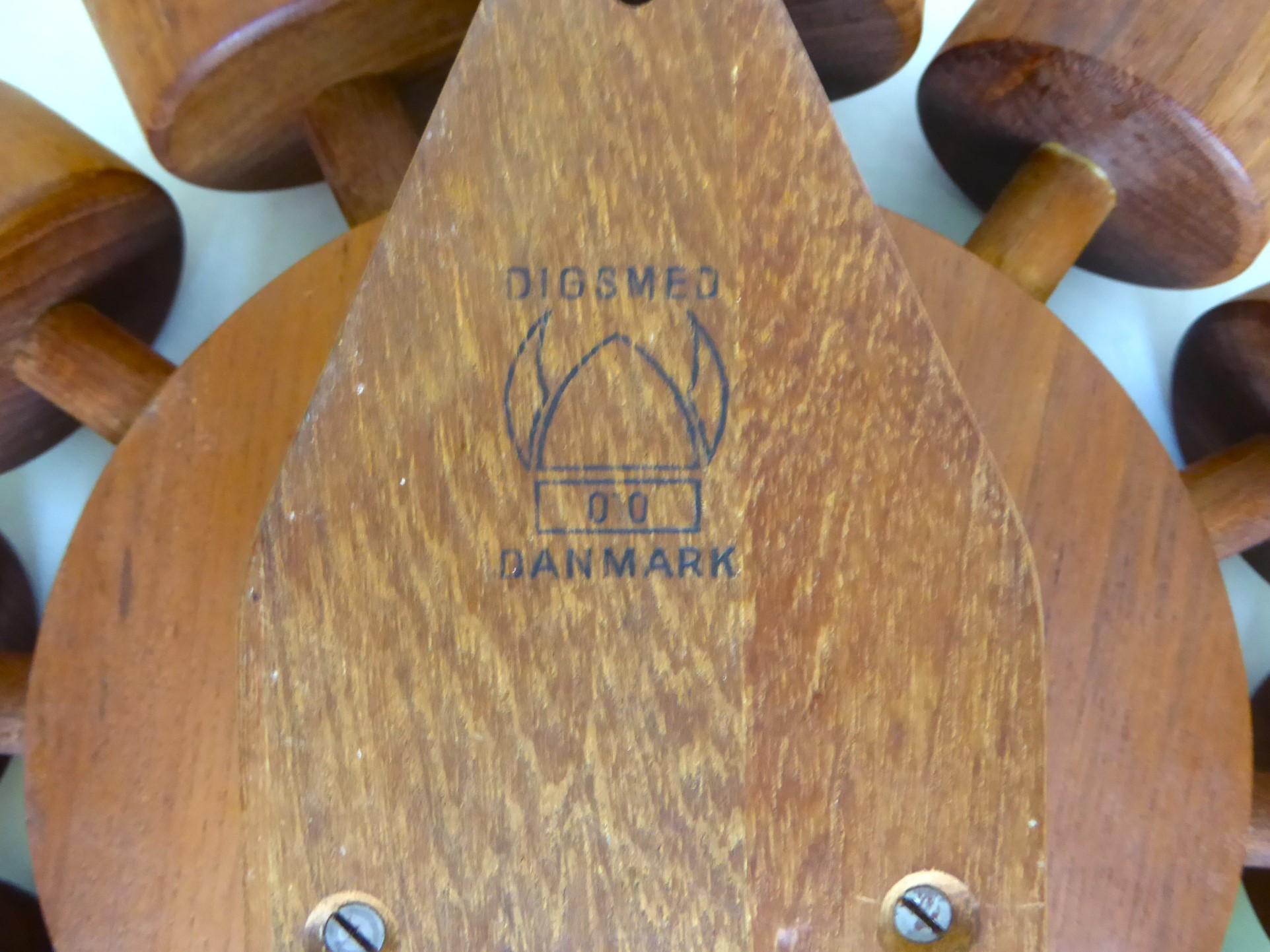 Especiero giratorio de teca escandinava de mediados de siglo 1960 by Digsmed Denmark en venta 2
