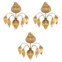 1960 Series of 3 sconces by FlorArt