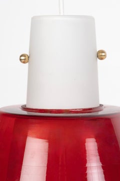 1960 Series of 6 Murano pendant lights