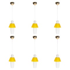 1960 Series of 6 Murano pendant lights