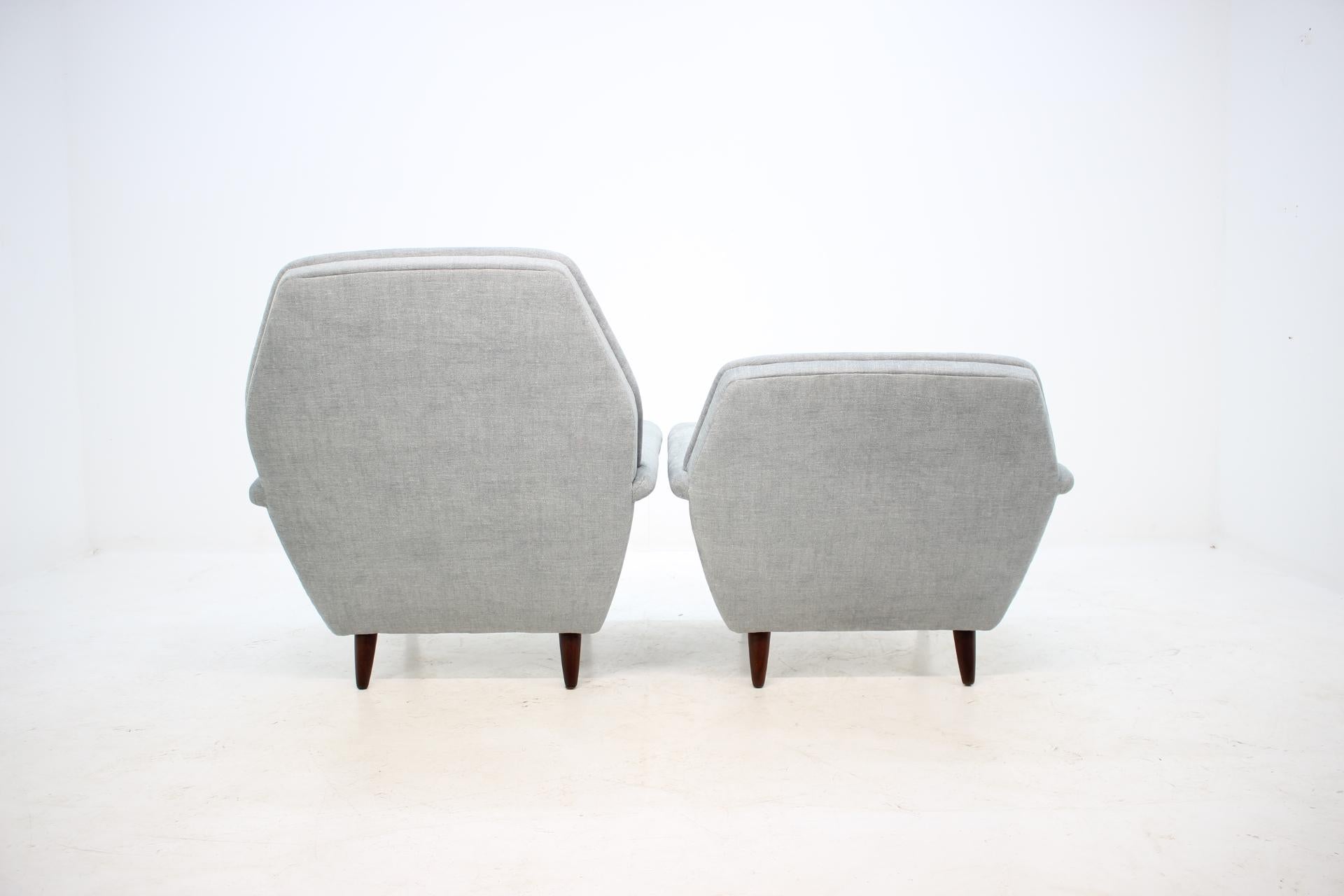 Mid-20th Century 1960 Set of Two Georg Thams Lounge Chairs