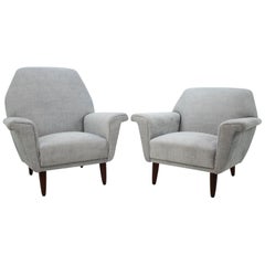 1960 Set of Two Georg Thams Lounge Chairs
