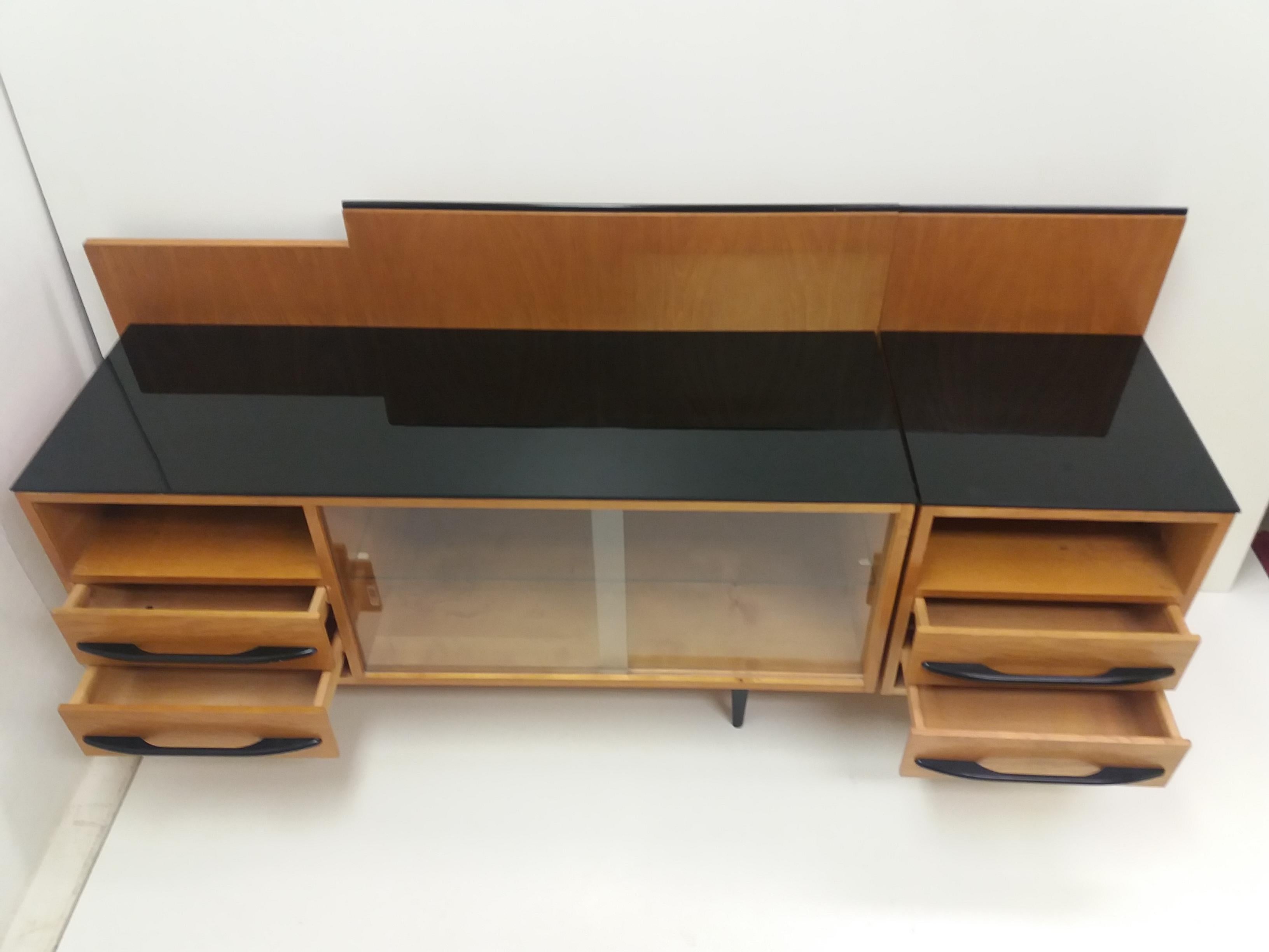 1960 Sideboard by Mojmir Pozar, Czechoslovakia In Good Condition For Sale In Praha, CZ