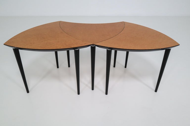 1960 Small Italian Triangle-Shaped Coffee Tables For Sale ...