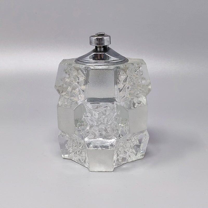 Italian 1960 Stunning Table Lighter in Murano Glass by Antonio Imperatore. Made in Italy For Sale