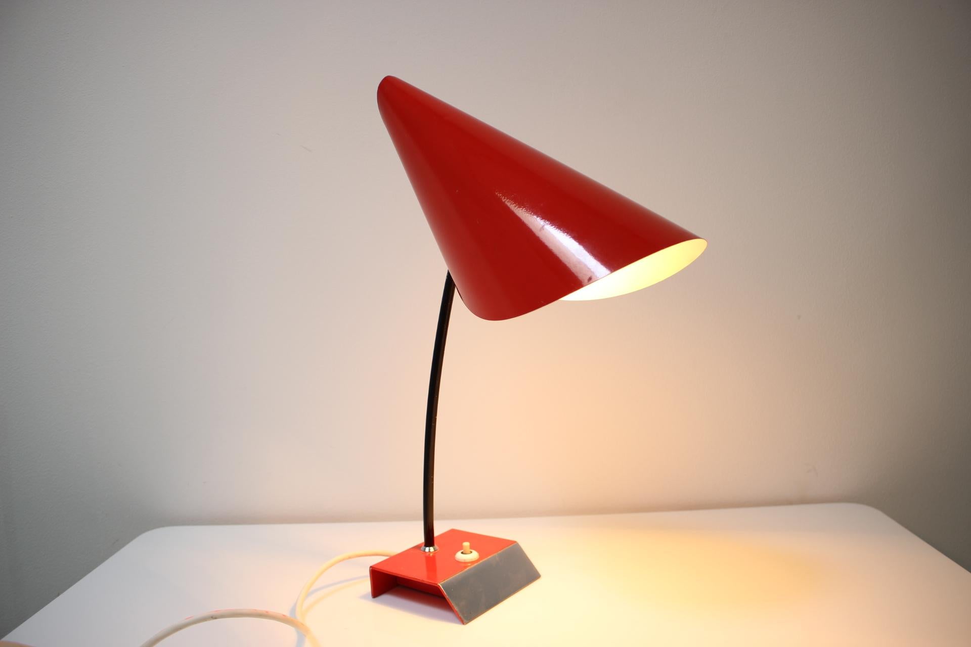 1960 Table Lamp by Josef Hůrka for Napako, Czechoslovakia For Sale 5
