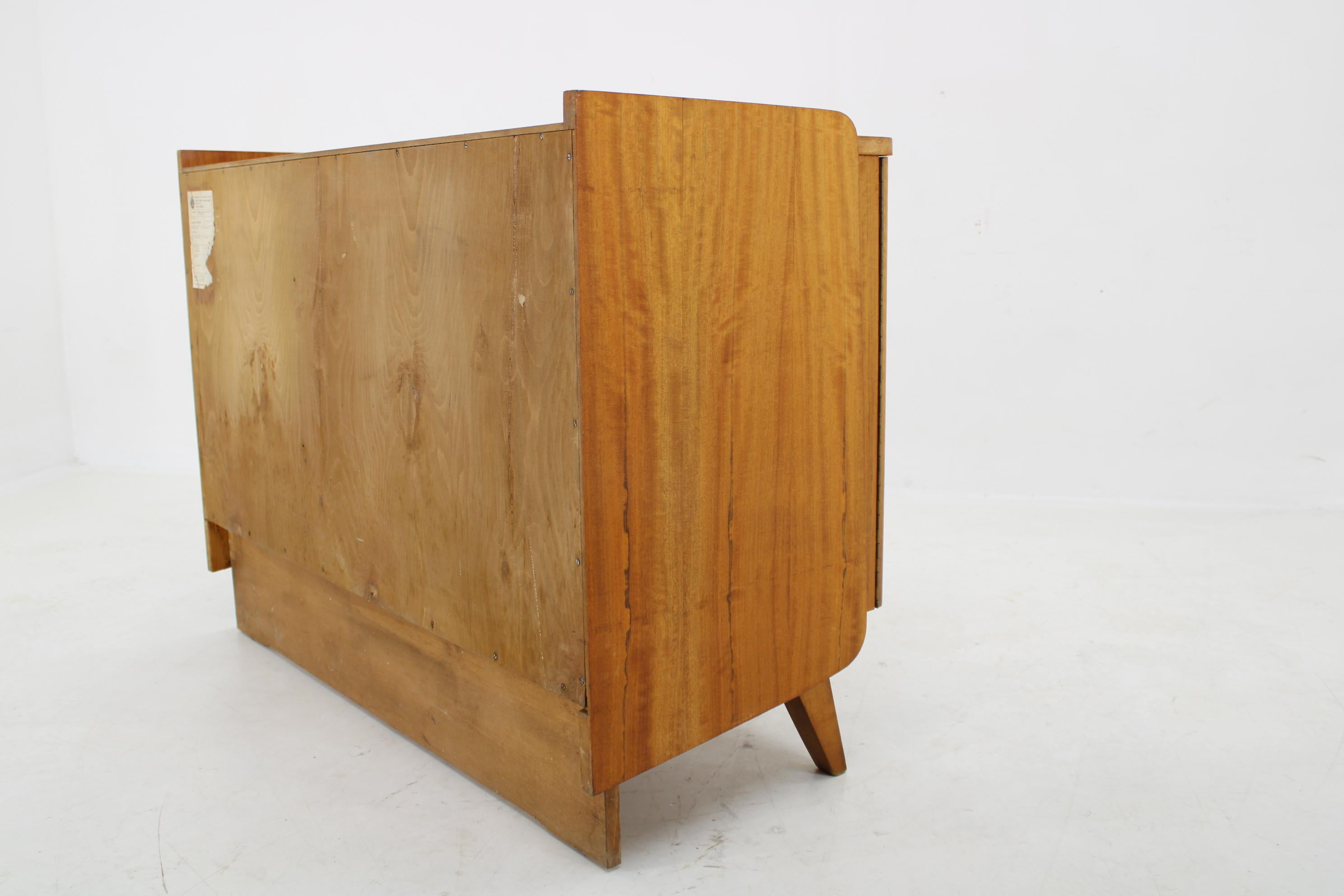 1960 Tatra Cabinet in Walnut Finish, Czechoslovakia For Sale 11