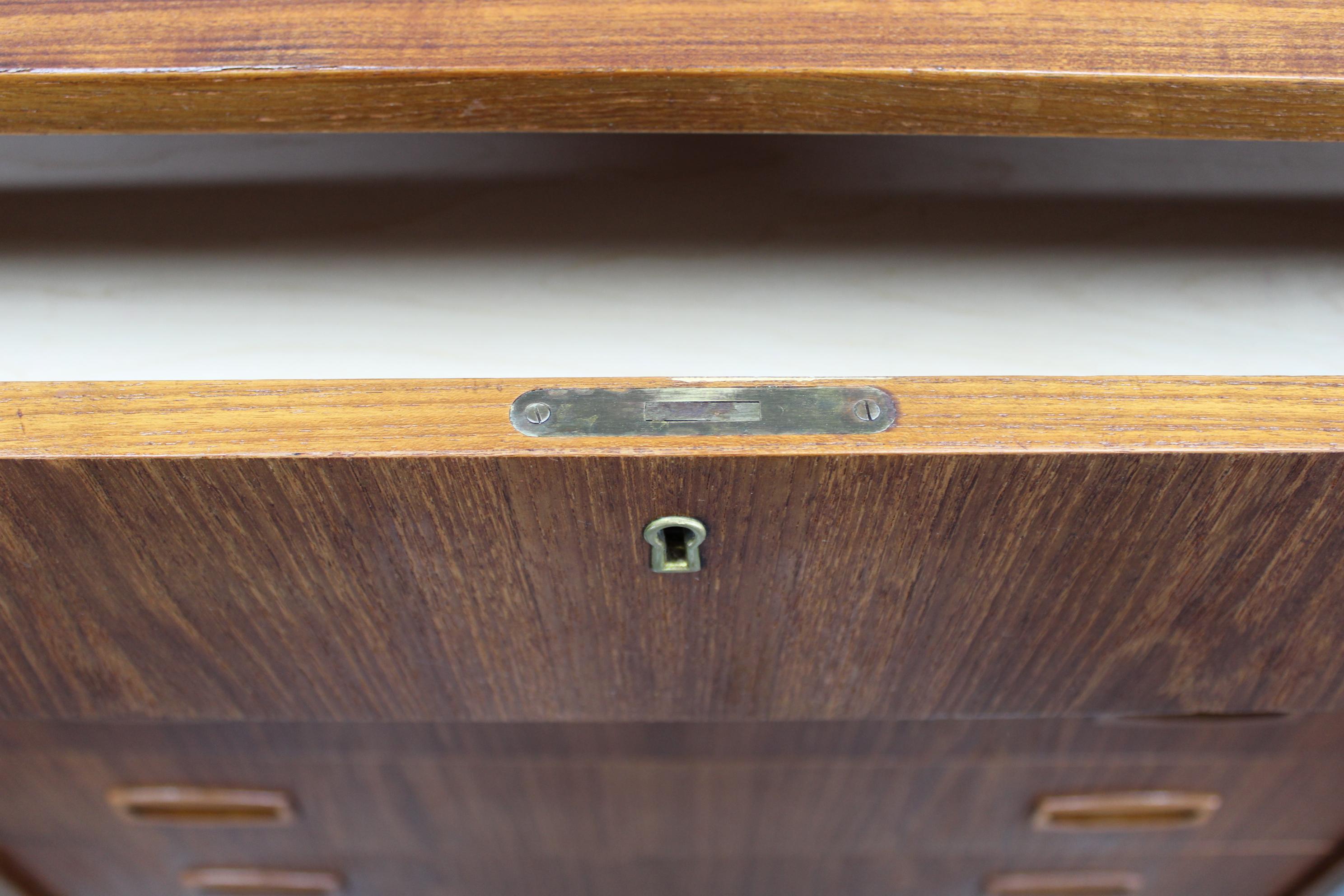 Cassettiera in teak del 1960, Danimarca in vendita 2