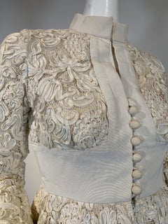 1960 Teal Traina Eierschal Band Spitze Minikleid mit breiter Grosgrain-Besatz Größe 4