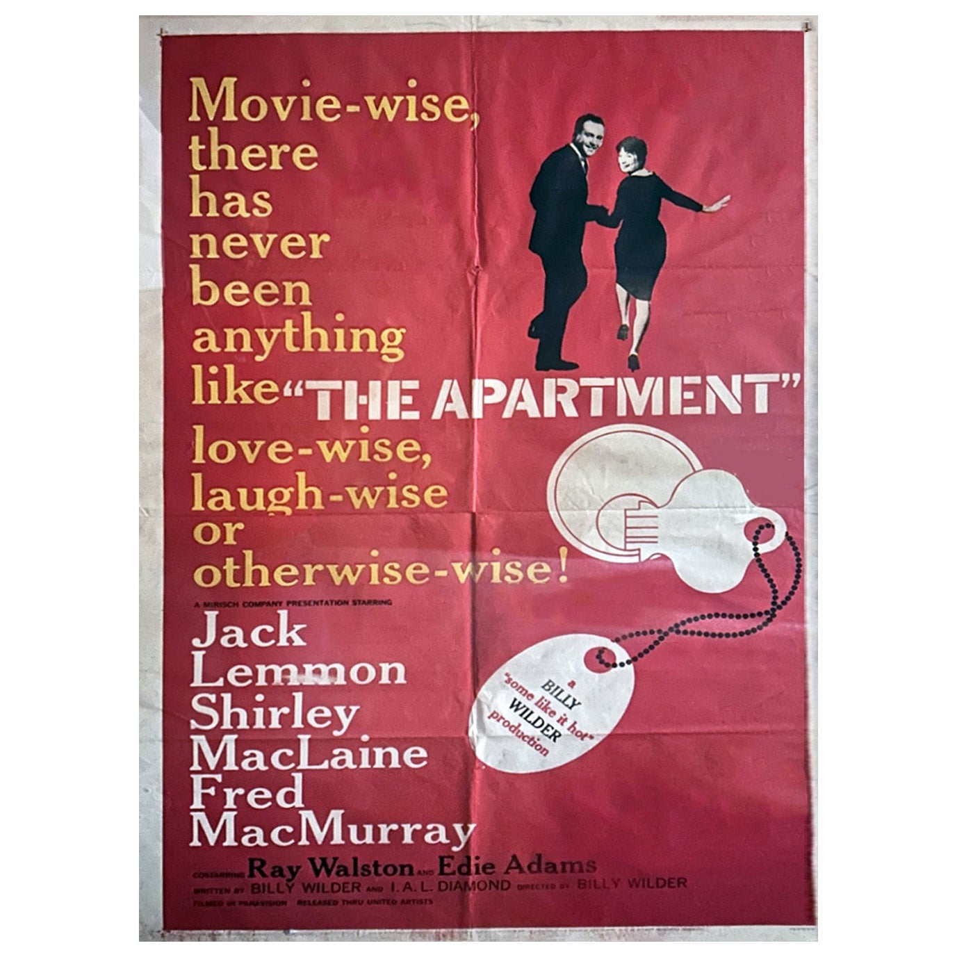 1960 El Apartamento Póster Vintage Original