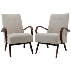 1960 Thon/Thonet Bentwood Lounge Chair, Set of 2